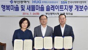 HUG, 부산 ‘노후 슬레이트 지붕 개량 사업’ 협약 체결