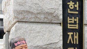 축산업계 ‘4분의 1 한우세트’ 들고 헌재앞 시위 