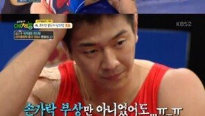 ‘우리동네 예체능’ 조타, 레슬링 남의철 상대로 ‘분전’…300kg 타이어 드는 ‘괴력’도
