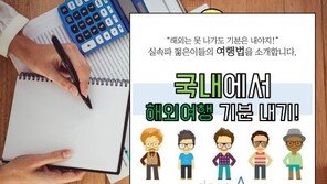 [카드뉴스] “난 실속파” 국내에서 해외여행 기분 내기