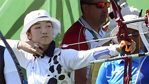 한국 여자 양궁 삼총사, 랭킹라운드 1~3위 휩쓸어