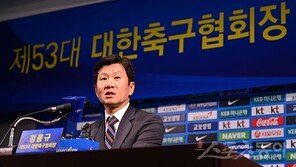 정몽규 선수단장의 환한 미소, “축구·양궁 고마워!”