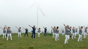 대관령서 댄스 플래시몹