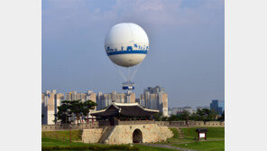 “헬륨기구 타고 수원화성 한눈에 관람”