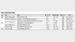 [화제의 분양현장]하반기 분양시장도 상반기 인기지역에서 쏟아진다 