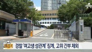 ‘여고생과 성관계’ 부산 학교전담경찰관 2명 파면…고위 간부는 징계 제외