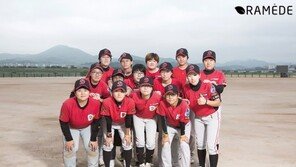 대한민국 여자야구 “떳다 볼, 잡아라!”
