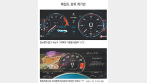 진화하는 車계기반… BMW 단순하고 캐딜락 복잡 