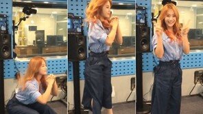 ‘올드스쿨’ 심으뜸, 실검 1위 공약 이행…굽 10cm 넘는 하이힐 신고 ‘점프 스쿼트’