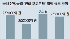 은행권 ‘자본 확충’ 급한 불 끄기… 코코본드 발행 러시
