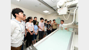 방사선 실습실 찾은 中연수생