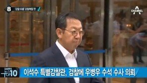 이석수 특별감찰관, 우병우 수석 검찰에 수사의뢰…2野 “마땅히 할일 한 것” 