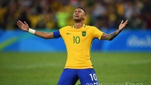브라질, 독일 꺾고 金…“두번째 기회 안놓친다”던 네이마르의 뜨거운 눈물