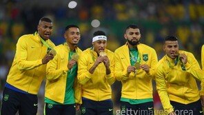 [남장현의 리우 리포트] 브라질축구, 징크스 깨고 올림픽 첫 金