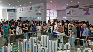 한양 ‘청라 한양수자인 레이크블루’ 견본주택 ‘문전성시’