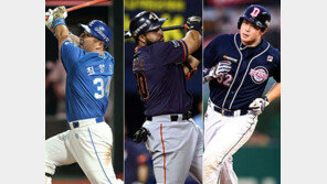 100타점 돌파 3명…대식가 전쟁 본격화