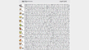 [오늘의 운세/8월27일]