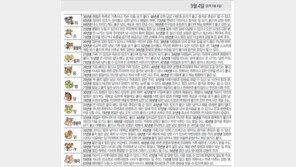 [오늘의 운세/9월 4일]