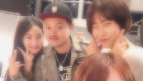 이수민, ‘SNL 코리아 8’ 크루 김민교-세영-소혜와 촬영장 인증샷 ‘화기애애’