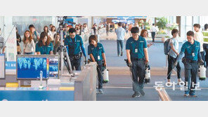 콜레라-지카바이러스 극성… 인천공항 방역작업