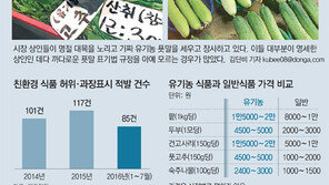 한 가게 건너 ‘유기농-친환경’ 푯말… 믿어도 되나요 
