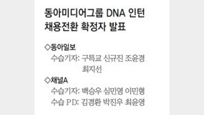 [알립니다]동아미디어그룹 DNA 인턴 채용전환 확정자 발표