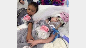 사랑하는 사람과 결혼…꿈 이룬 뒤 세상 떠난 5세 소녀 ‘안타까워’