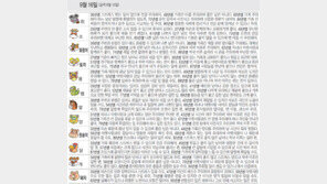 [오늘의 운세/9월16일]