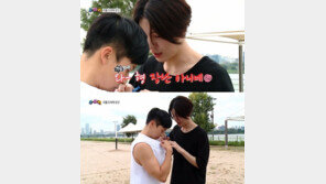 ‘우설리’ 男男 커플 노민우, 허경환 가슴골 훔쳐보며 “장난 아니네”감탄