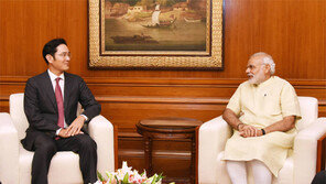 이재용 부회장, 추석연휴 인도 찾아 모디 총리 접견
