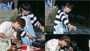 ‘1박 2일’ 정준영X윤시윤, 꽃미남 요리 듀오…“먹어가면서 해~” “된장 먼저 풀어”, 알콩달콩