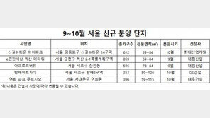 9~10월, 서울 1만5541가구 공급…전년比 77%↑ 