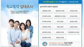 학교폭력 실태조사, 피해·가해·목격·경험 접수…참여 방법은?