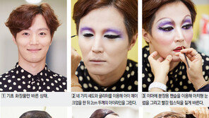 반짝이는 눈화장… 15cm 킬 힐… 여배우보다 화려하게