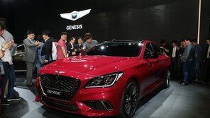 제네시스, 첫 스포츠 세단 ‘G80 스포츠’ 내달 출시.. 정부 인증 완료