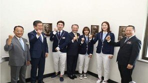 한국체대, 올림픽 통산 메달 100개 획득 기념행사