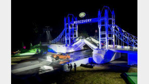 ‘타워브릿지 레고에서’ 랜드로버 신형 디스커버리 세계 최초 공개