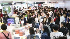 면세점 유커 인파