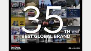 현대차, 브랜드 가치 125억 달러 ‘2년 연속 30위권’