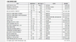 [화제의 분양현장]아파트-오피스텔 분양받을 계획 있다면 전국적으로 물량 쏟아지는 10월이 적기