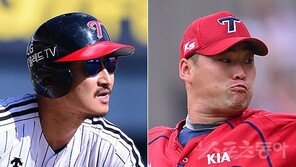 14년 전 풋풋했던 신인 박용택과 김진우의 가을 재회