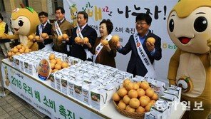 “몸에 좋은 우리 배 드세요”