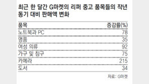 의류-명품까지… 불황에 뜬 리퍼상품