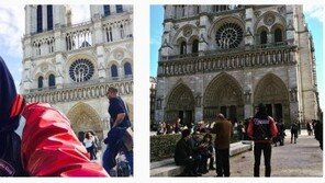 ‘LG 응원하는 ★’ 신소율 外 누가 있나? 윤박, 노트르담 성당서 LG팬 인증