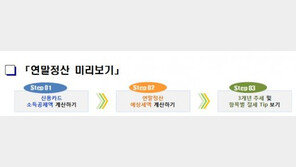 ‘13월의 보너스’ 받을 수 있을까?  연말정산 미리보기 서비스에서 확인하세요