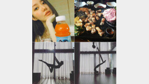 플라잉요가→먹방…‘임신’ 한그루 SNS 게시물 극적 변화