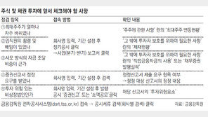 주식-채권 투자때 낭패보지 않으려면… 최대주주 자주 바뀌는 기업 피해야