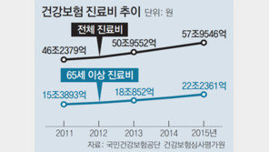 노인 건보진료비 작년 20조 첫 돌파