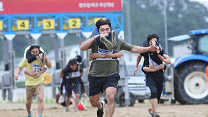 아내 업고 달리기, 최고 짐승남은?