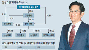 중간금융지주법 통과땐 삼성생명 통해 ‘전자’ 지배